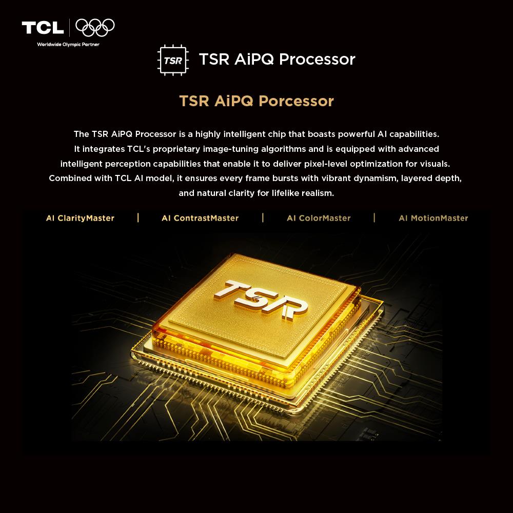ทีวีคิวดี มินิแอลอีดี 55 นิ้ว TCL (4K, MINI LED, GOOGLE TV) 55A400M