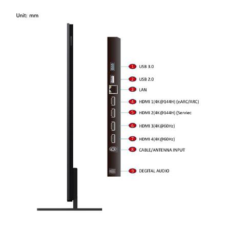 ทีวีคิวดี มินิแอลอีดี 65 นิ้ว TCL (4K, MINI LED, GOOGLE TV) 65A400M_12