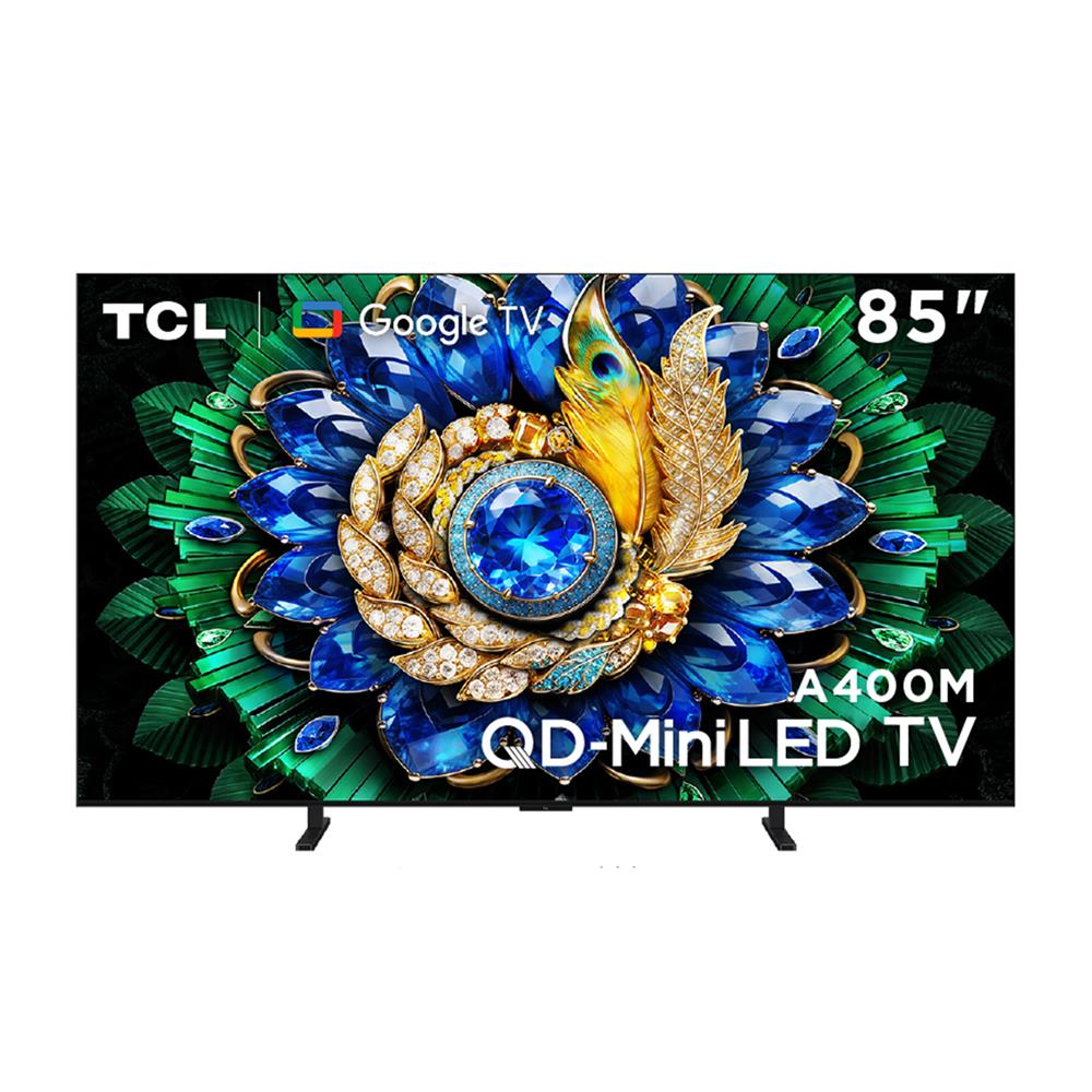 ทีวีคิวดี มินิแอลอีดี 85 นิ้ว TCL (4K, MINI LED, GOOGLE TV) 85A400M