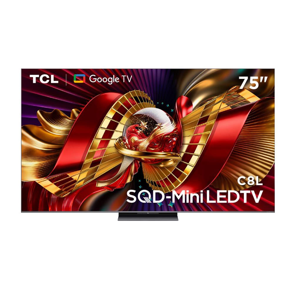ทีวีเอสคิวดี มินิแอลอีดี 75 นิ้ว TCL (4K, MINI LED, GOOGLE TV) 75C8L