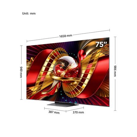 ทีวีเอสคิวดี มินิแอลอีดี 75 นิ้ว TCL (4K, MINI LED, GOOGLE TV) 75C8L_12