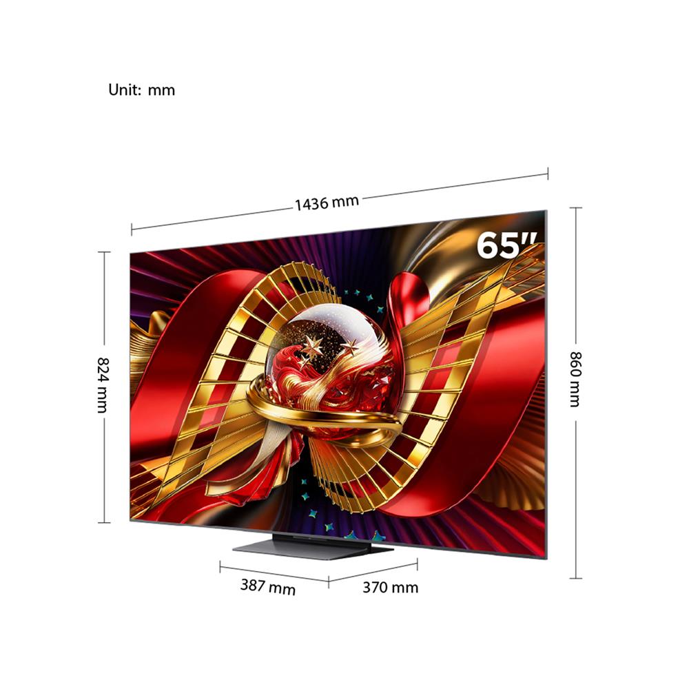 ทีวีเอสคิวดี มินิแอลอีดี 65 นิ้ว TCL (4K, MINI LED, GOOGLE TV) 65C8L
