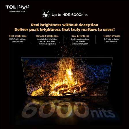 ทีวีเอสคิวดี มินิแอลอีดี 65 นิ้ว TCL (4K, MINI LED, GOOGLE TV) 65C8L_8