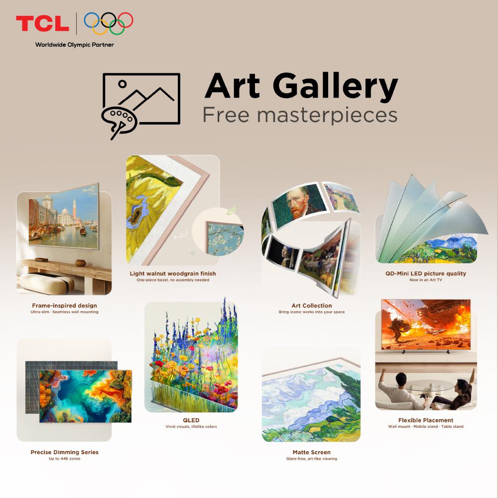 ทีวีคิวดี มินิแอลอีดี 65 นิ้ว TCL (4K, MINI LED, GOOGLE TV) 65A400 PRO