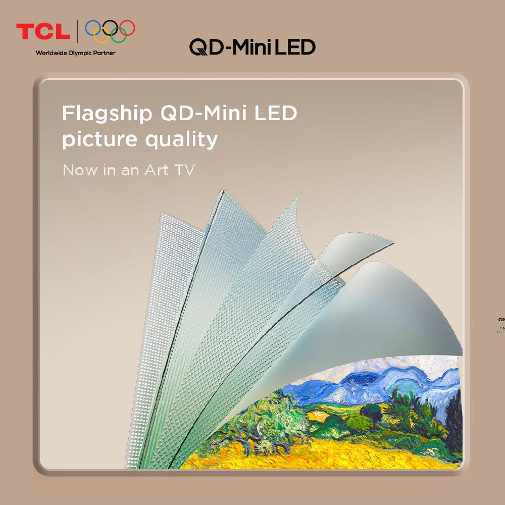 ทีวีคิวดี มินิแอลอีดี 65 นิ้ว TCL (4K, MINI LED, GOOGLE TV) 65A400 PRO