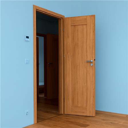 ติดตั้งประตูบานเดี่ยว ไม้จริง_0