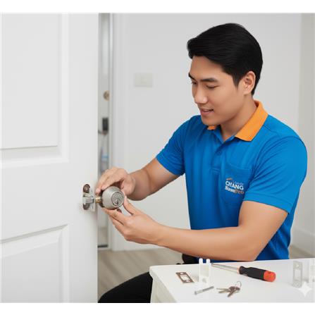 ติดตั้งกุญแจ DEADBOLT หรือเขาควาย_0