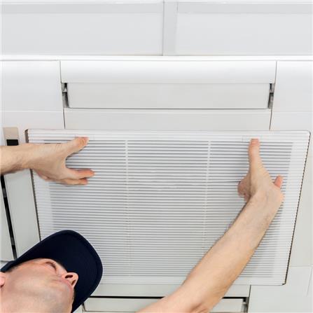 ติดตั้งแอร์ฝังฝ้า 4 ทิศทาง >35000BTU (3 เฟส)