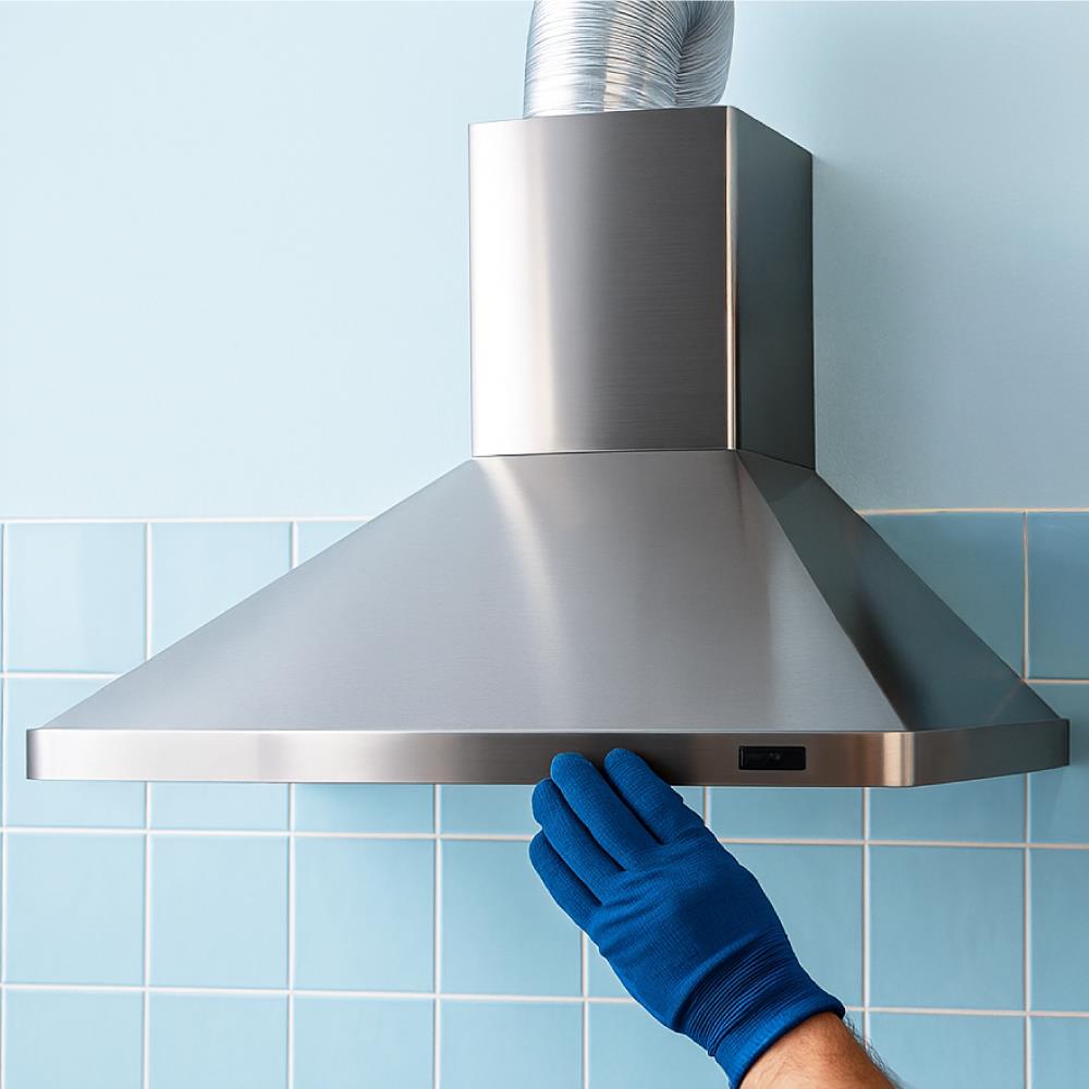 ย้ายเครื่องดูดควัน (ต่อท่อนอกอาคาร)