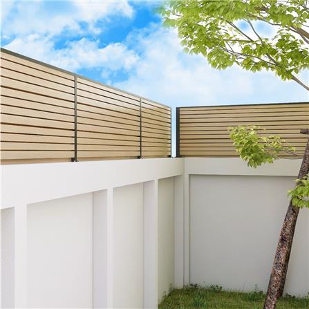 บริการติดตั้งรั้วระแนงบังตาสำเร็จรูป SUNSHIELD_0