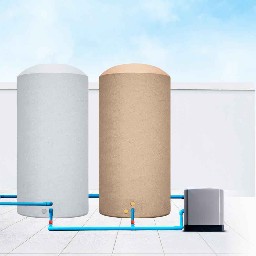 ติดตั้งแท็งก์น้ำตัวที่ 2