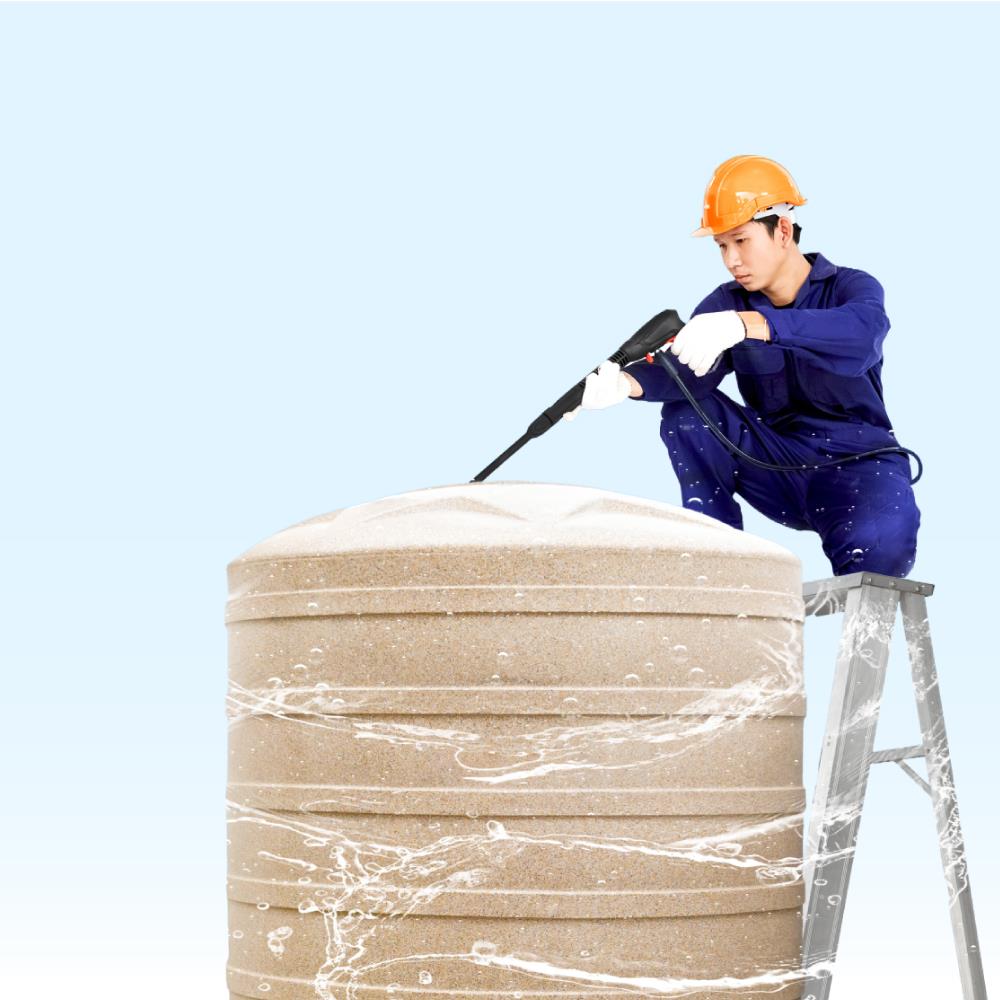 ล้างแท้งก์น้ำบนดิน (ใช้ได้ทุกวัน) SP