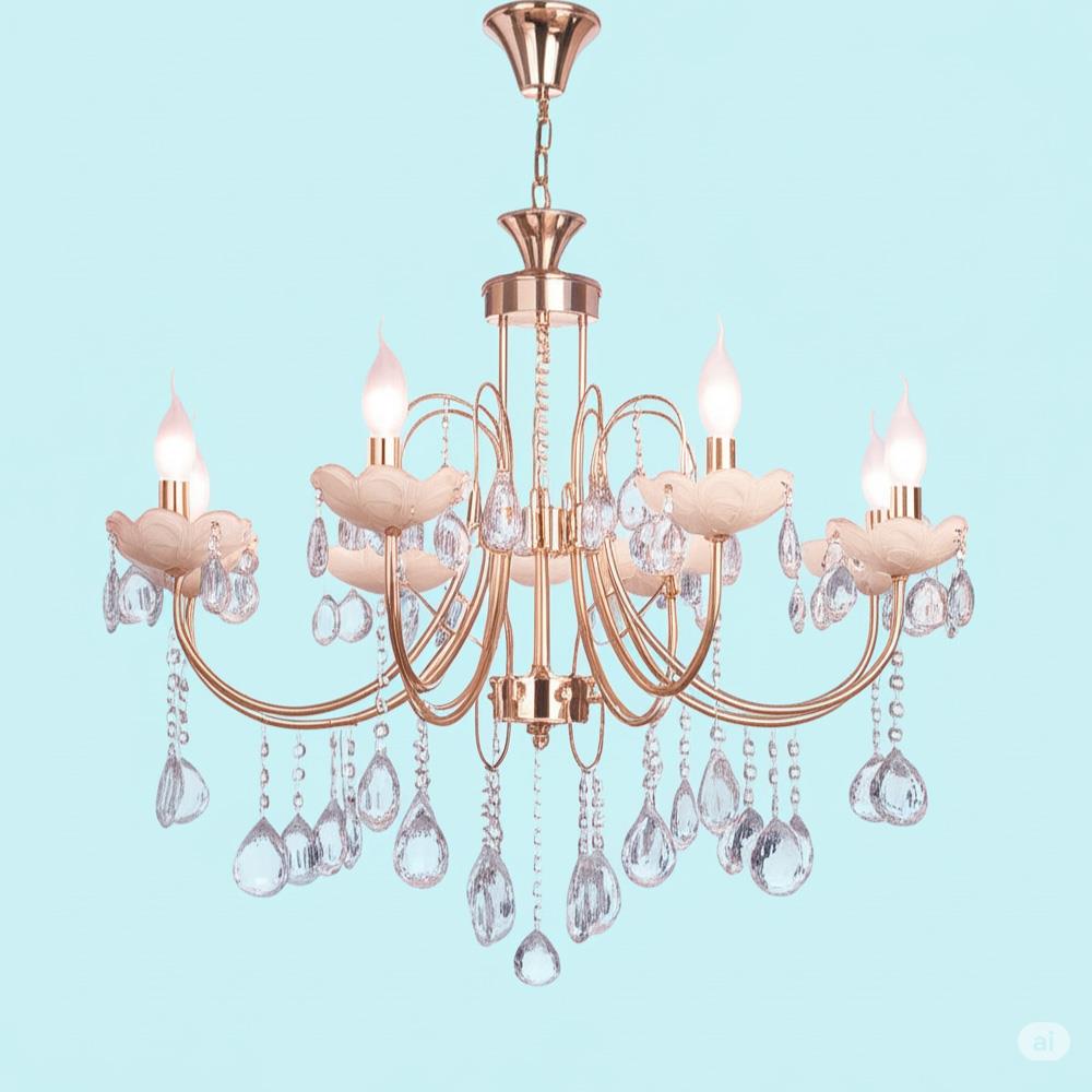 เปลี่ยนโคมไฟช่อแบบแก้ว/คริสตัล (ขนาดกลาง) SP