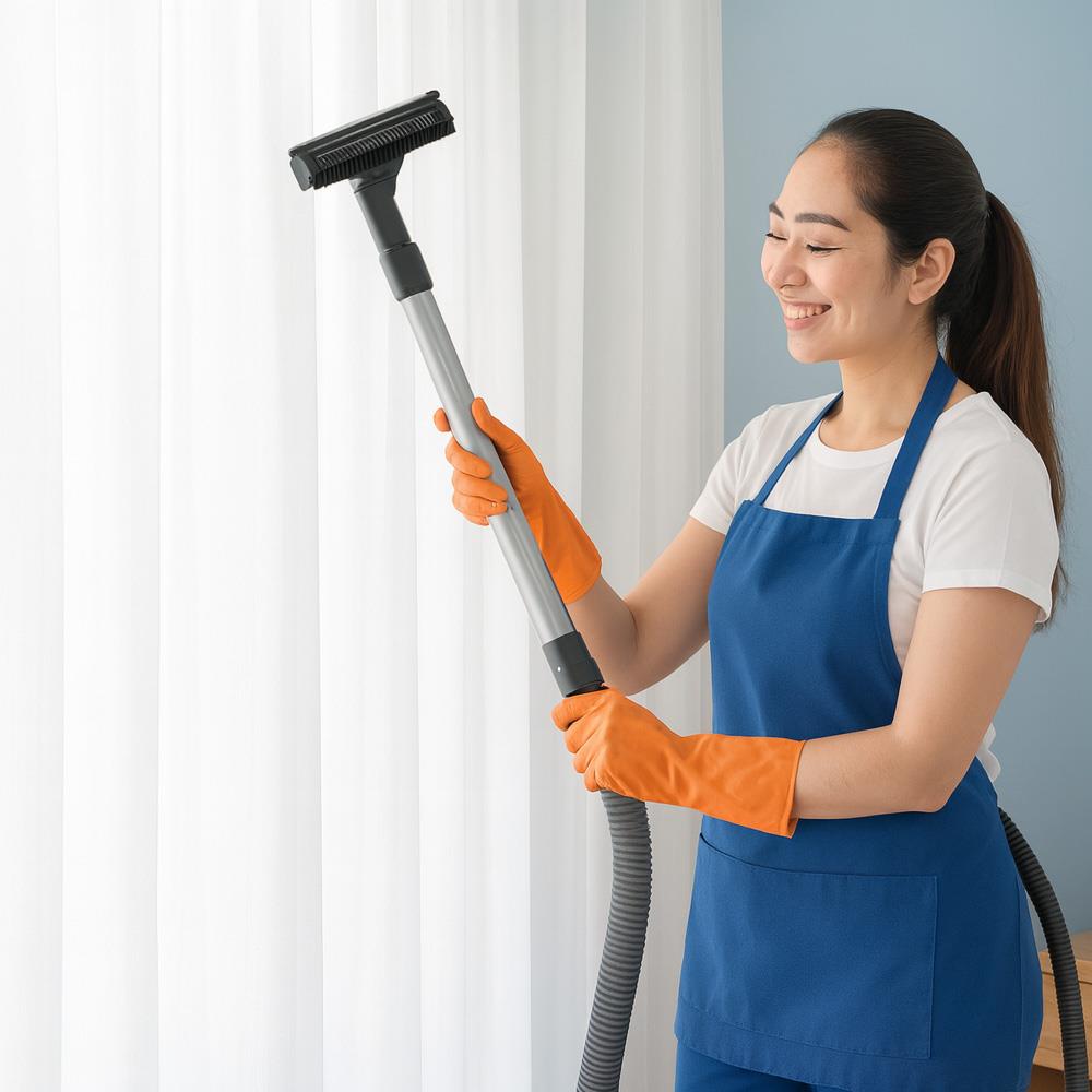 ทำความสะอาดผ้าม่านไม่เกิน 10 ตร.ม.