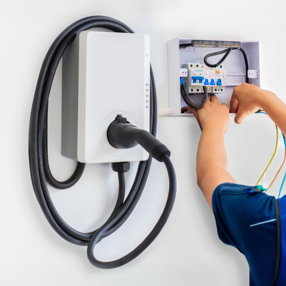 ติดตั้ง EV Charger 22kw 3 Phase