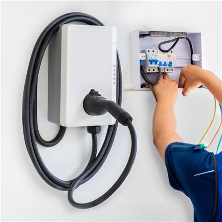 ติดตั้ง EV Charger 22kw 3 Phase_0