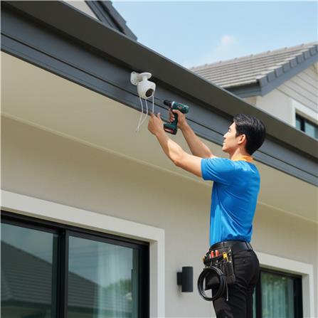 ติดตั้งชุดกล้องวงจรปิด 6 ตัว