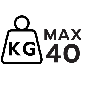 รองรับน้ำหนักได้ 40 กก.