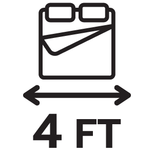 ขนาด 4FT ฟุต