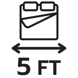 ขนาด 5FT ฟุต