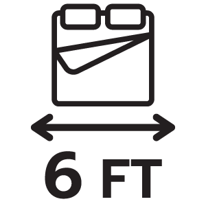 ขนาด 6FT ฟุต