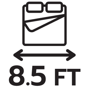 ขนาด 8.5FT ฟุต