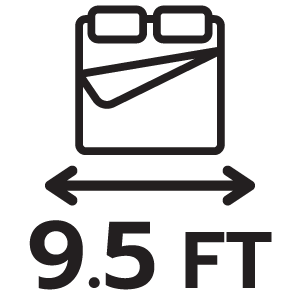 ขนาด 9.5FT ฟุต