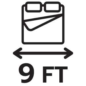 ขนาด 9FT ฟุต