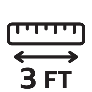 ขนาดสินค้า 3FT