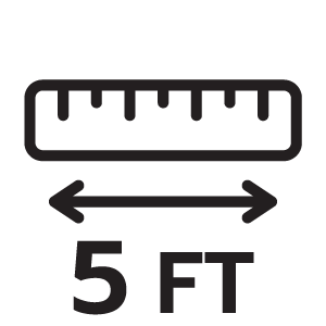ขนาดสินค้า 5FT
