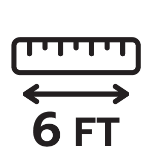 ขนาดสินค้า 6FT