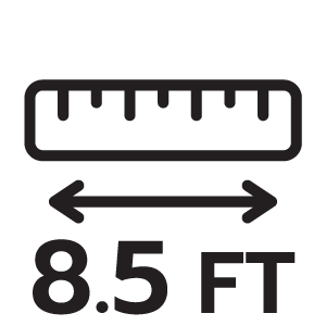 ขนาดสินค้า 8.5FT
