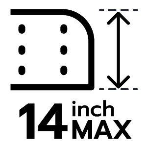 ที่นอนหนาไม่เกิน 14-INCH