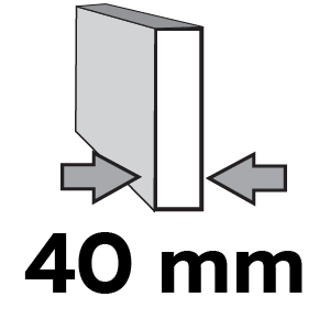 ความหนา 40 มม.