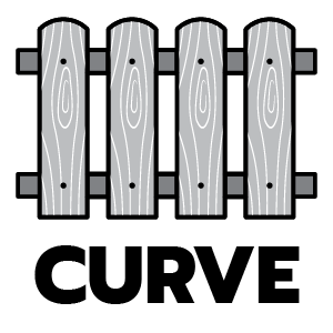 ประเภทหัวรั้ว โค้ง