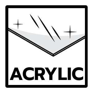 วัสดุหลัก อะคริลิค