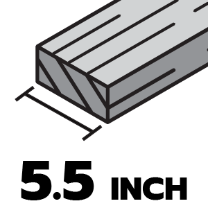 หน้ากว้าง 5.5 นิ้ว