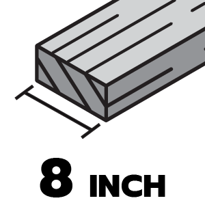 หน้ากว้าง 8 นิ้ว