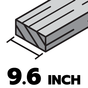 หน้ากว้าง 9.6 นิ้ว