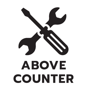 การติดตั้ง วางบนเคาน์เตอร์