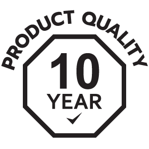 รับประกันคุณภาพจากการผลิต 10ปี