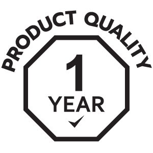 รับประกันคุณภาพจากการผลิต 1ปี