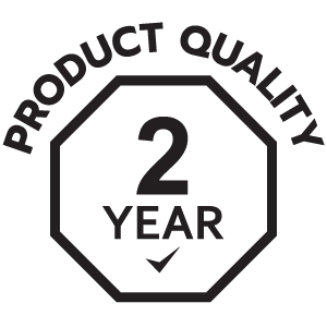 รับประกันคุณภาพจากการผลิต 2ปี