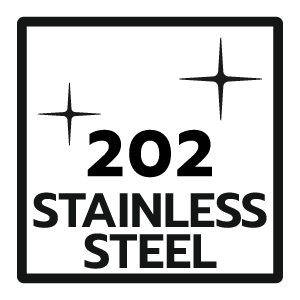 วัสดุหลัก สเตนเลส 202