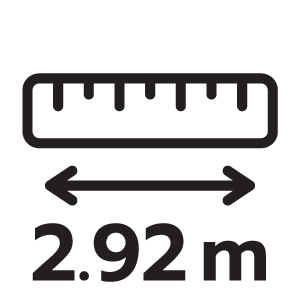 ความยาว 2.92 เมตร
