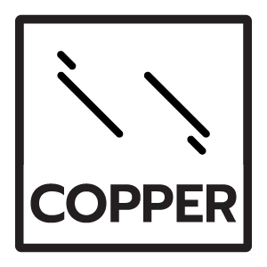 วัสดุหลัก ทองแดง