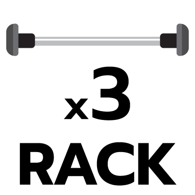 จำนวนราวแขวน 3 ราว