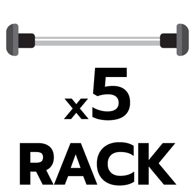 จำนวนราวแขวน 5 ราว