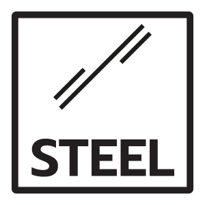 วัสดุมือจับ เหล็ก