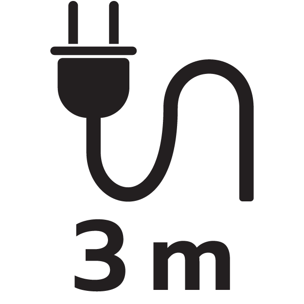 ความยาวสายไฟ 3 เมตร